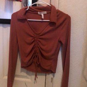 burnt pink long sleeve